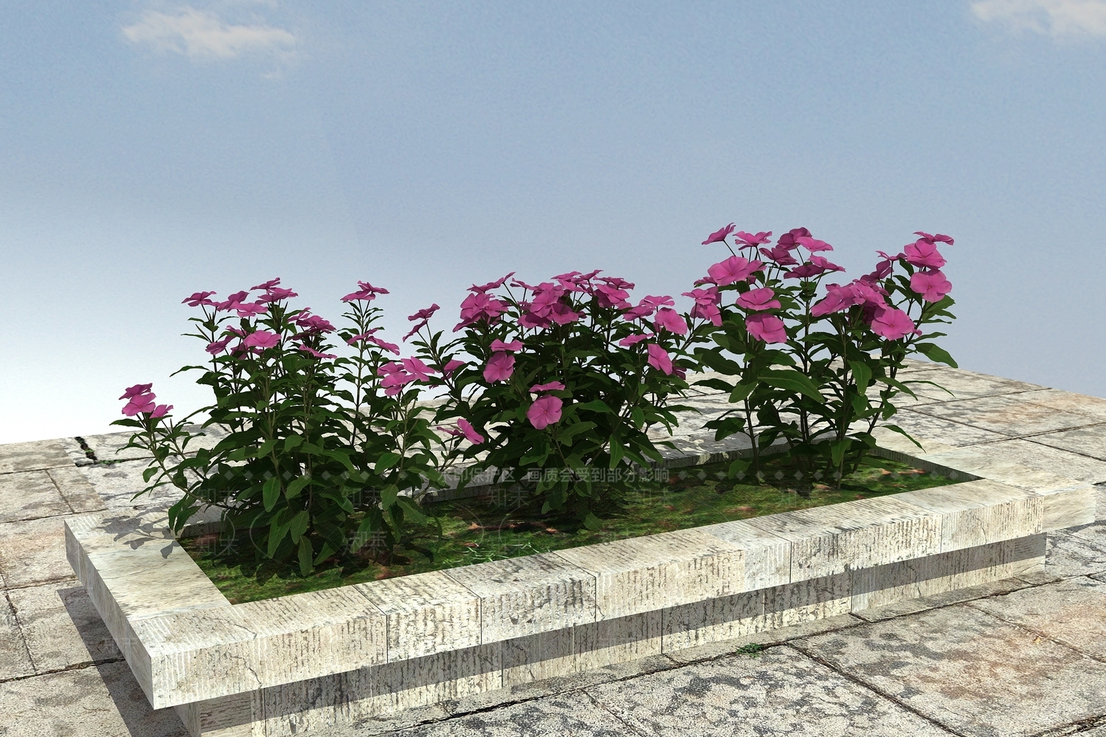 现代花坛3D模型下载【ID:399885564】