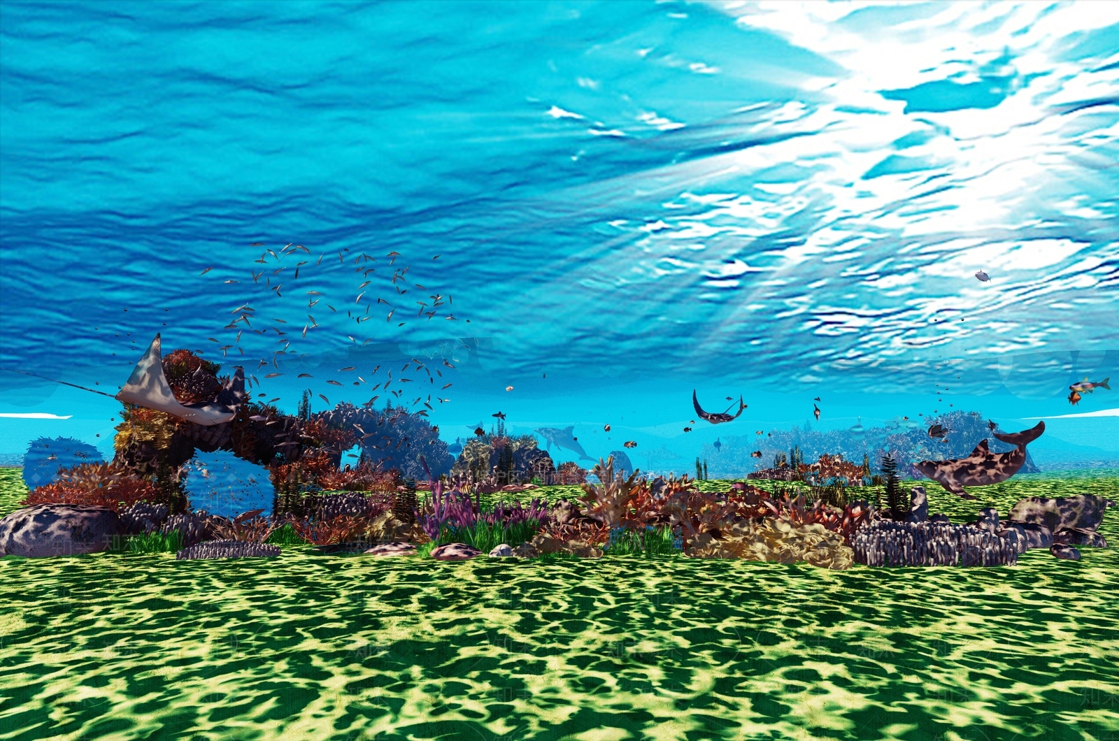 现代海底世界3D模型下载【ID:999896995】
