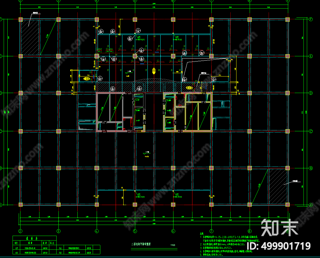 压型钢板cad施工图下载【ID:499901719】