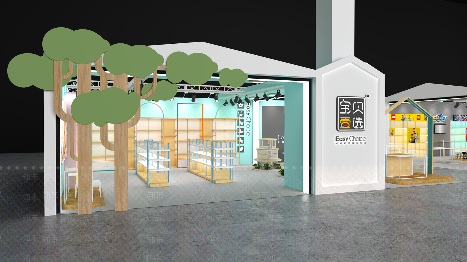 北欧母婴店SU模型下载【ID:199942061】