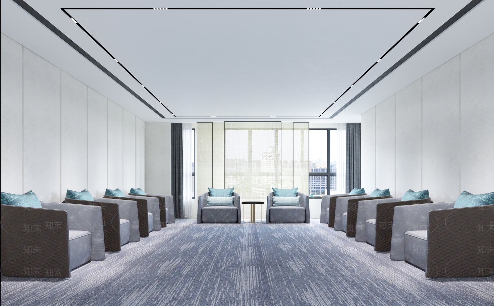 现代接待室3D模型下载【ID:899955006】
