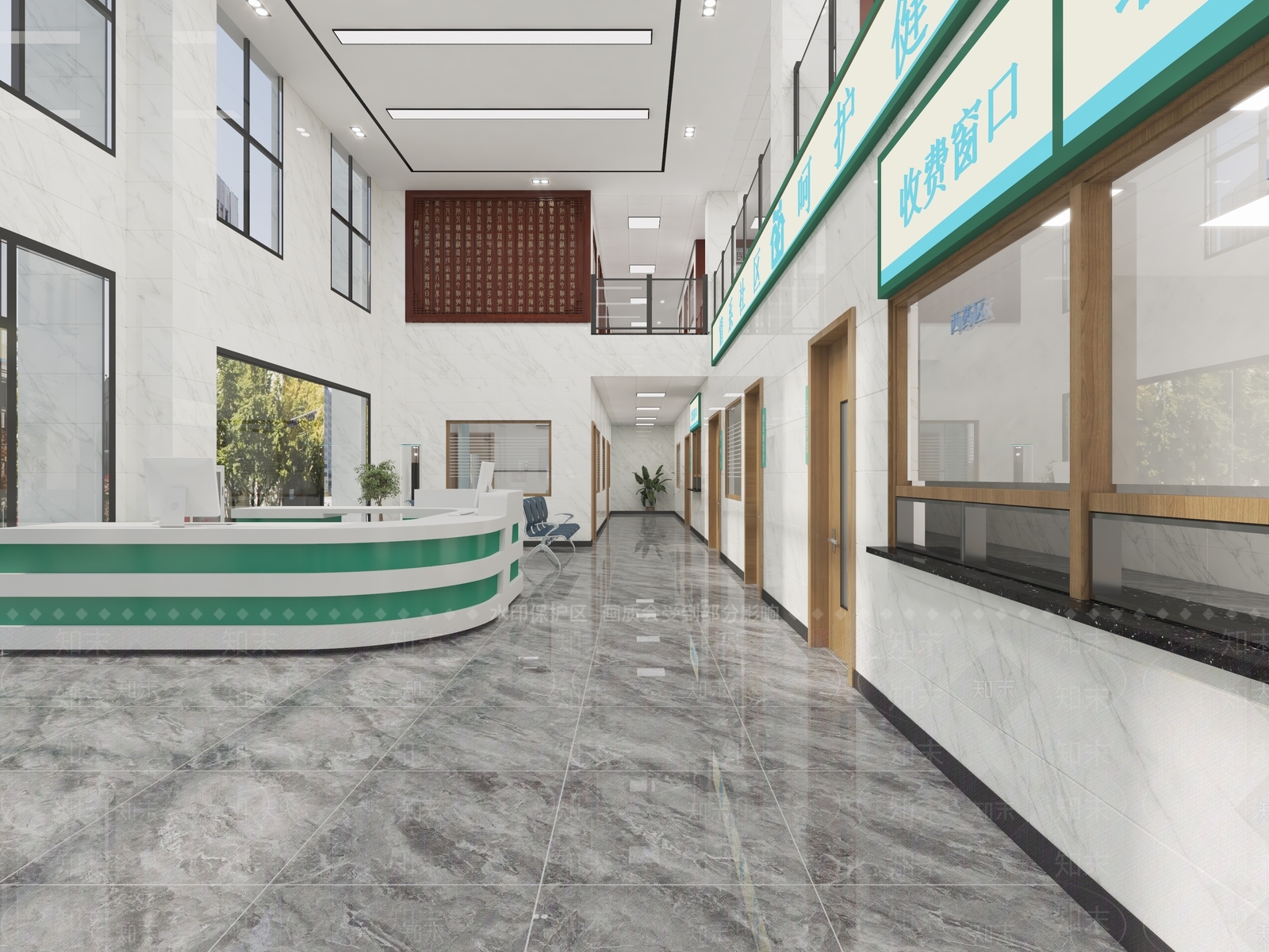 现代医院3D模型下载【ID:999966656】