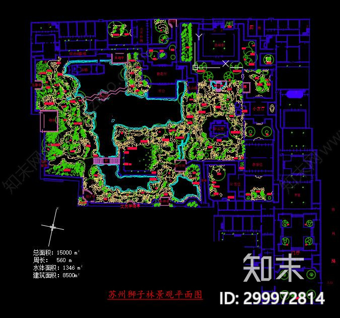 苏州园林景观施工图下载【ID:299972814】