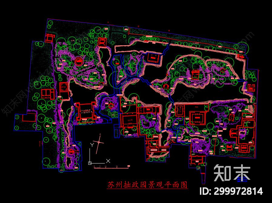 苏州园林景观施工图下载【ID:299972814】