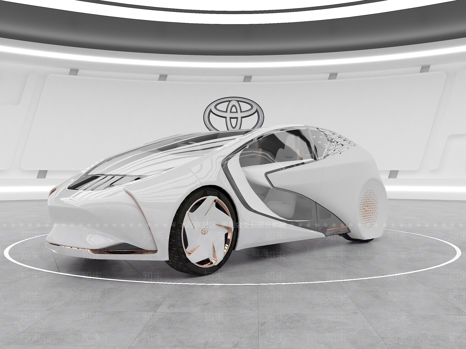 现代丰田新能源概念电动汽车3D模型下载【ID:999992713】