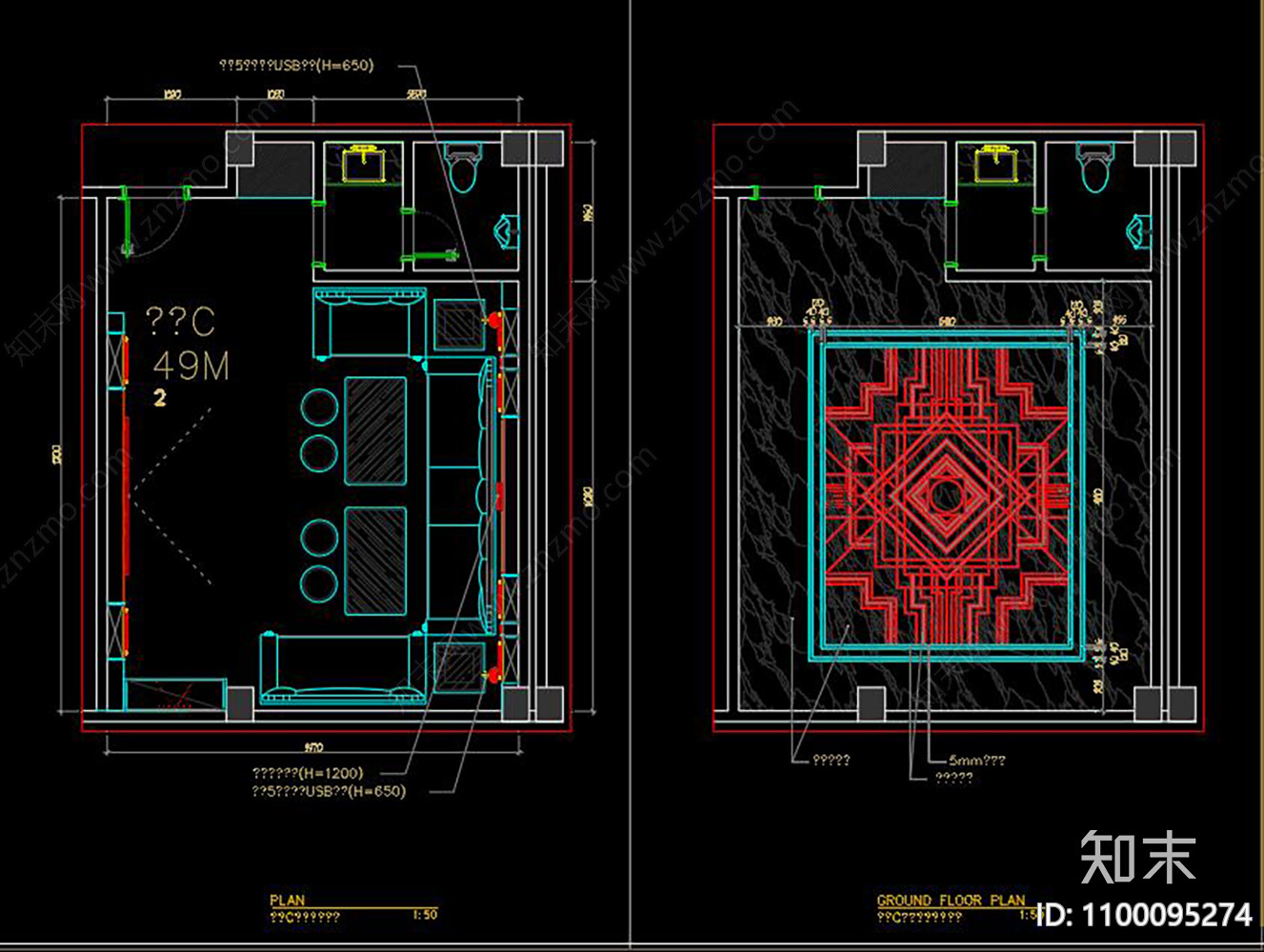 大型KTVcad施工图下载【ID:1100095274】