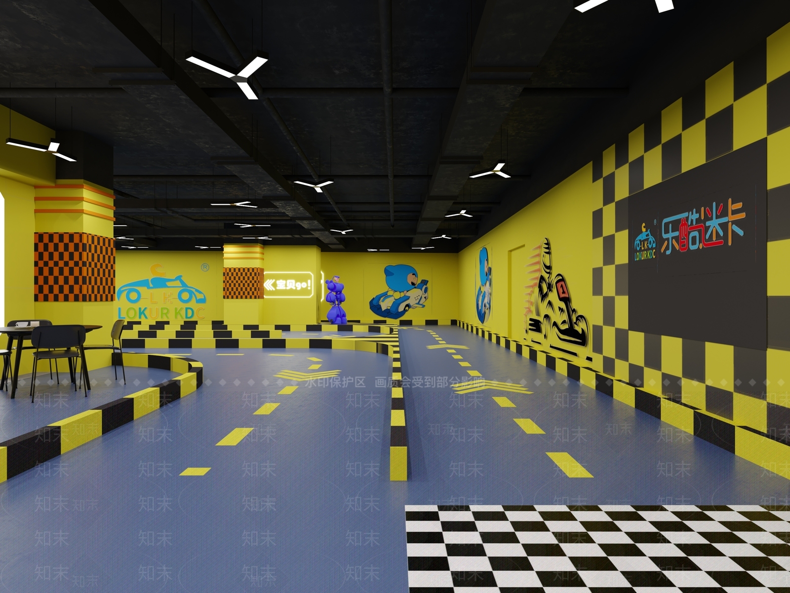 现代卡丁车俱乐部3D模型下载【ID:1100097339】