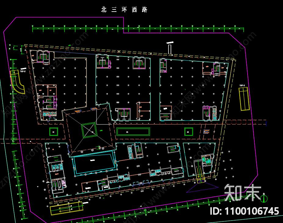 大钟寺cad施工图下载【ID:1100106745】