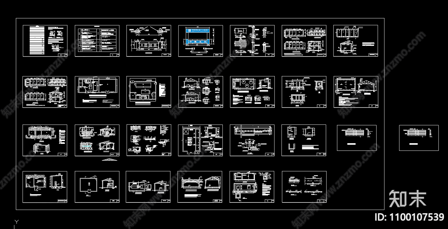 大门施工图下载【ID:1100107539】