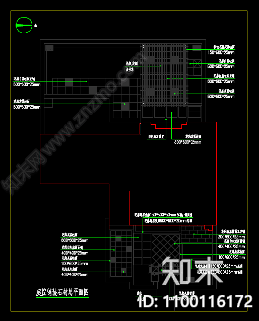 新中式别墅cad施工图下载【ID:1100116172】