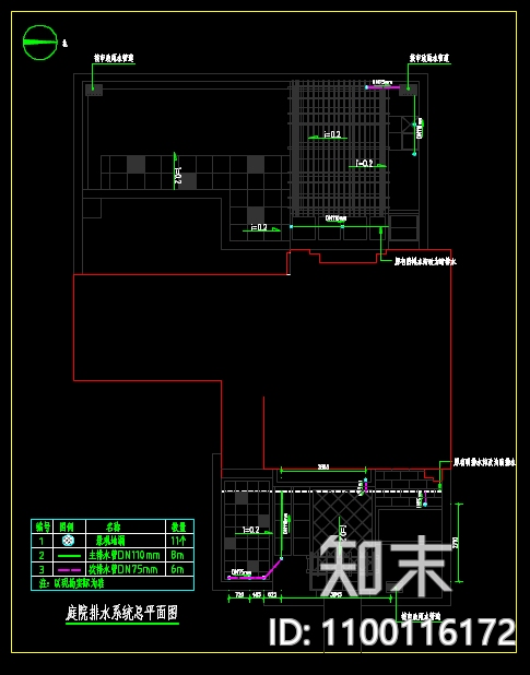 新中式别墅cad施工图下载【ID:1100116172】