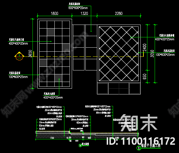 新中式别墅cad施工图下载【ID:1100116172】