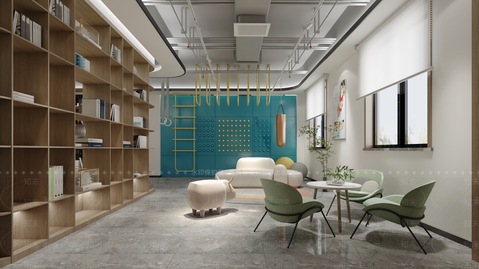 现代书店3D模型下载【ID:1100155108】