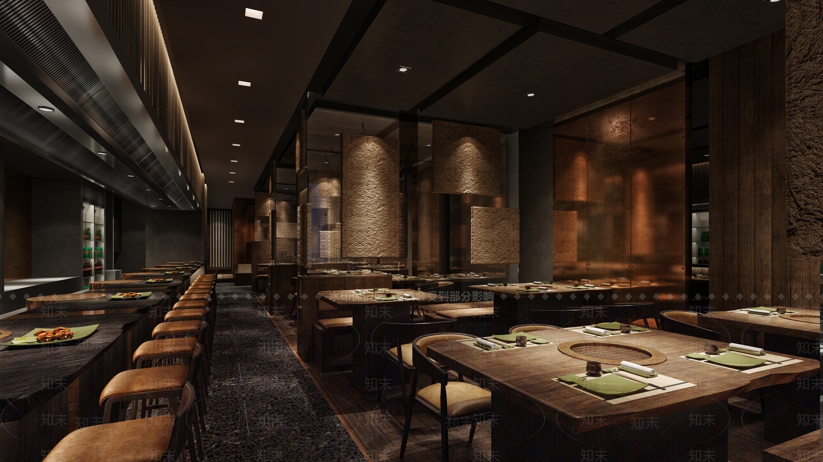 现代火锅店3D模型下载【ID:1100171173】