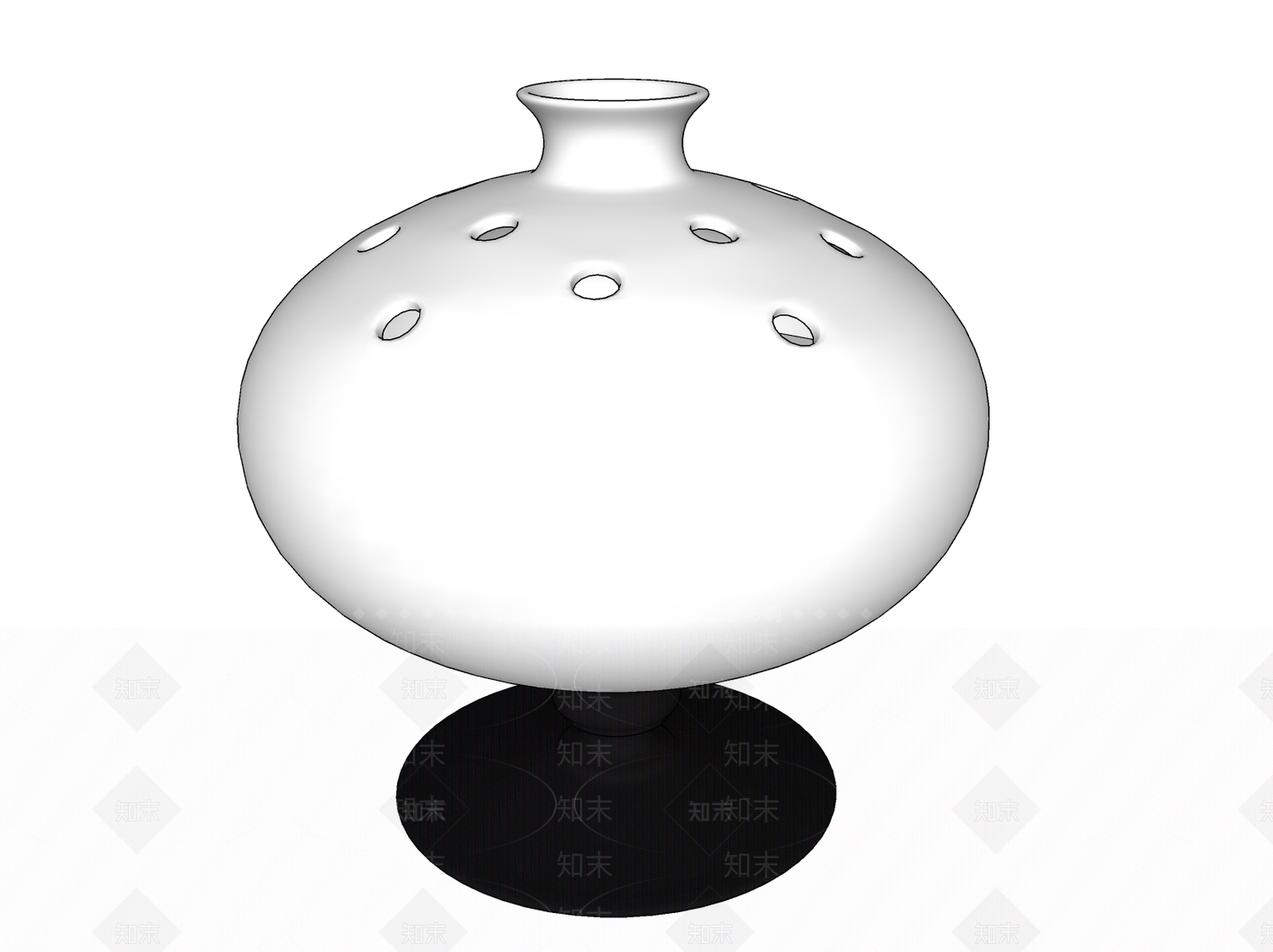 欧式花瓶SU模型下载【ID:1100171978】