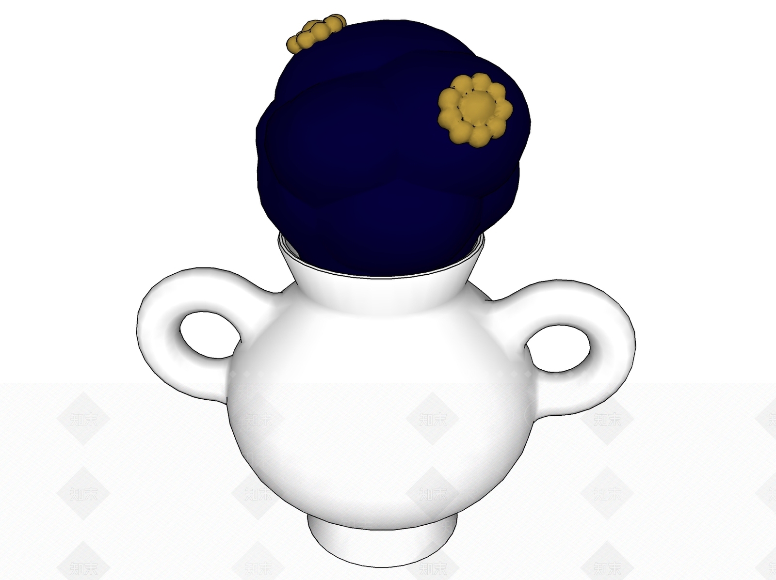 欧式花瓶SU模型下载【ID:1100203159】