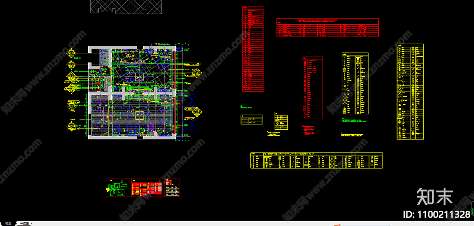 会所cad施工图下载【ID:1100211328】