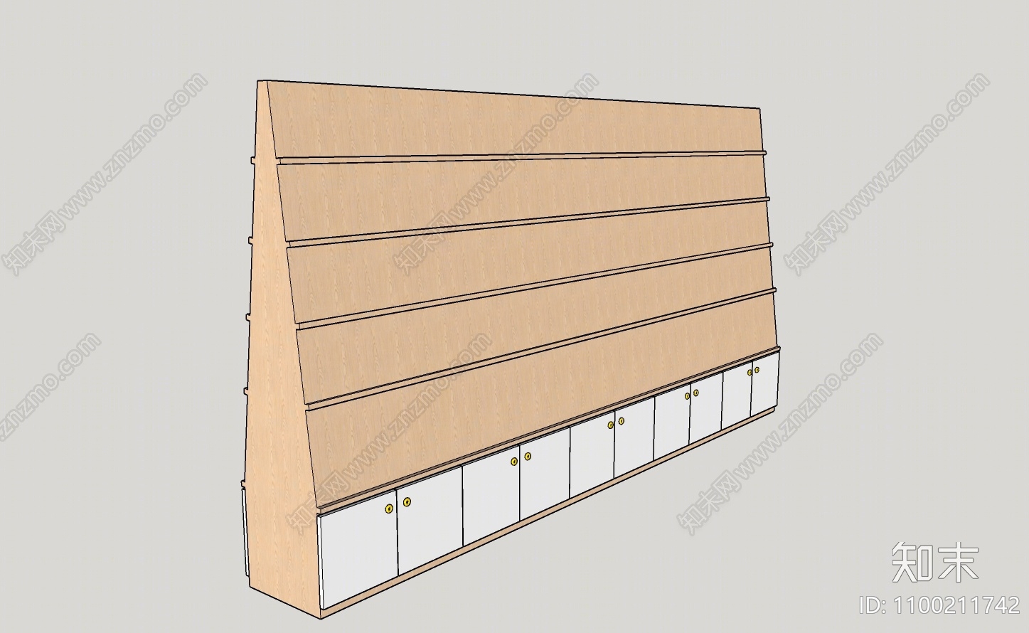 现代展柜SU模型下载【ID:1100211742】