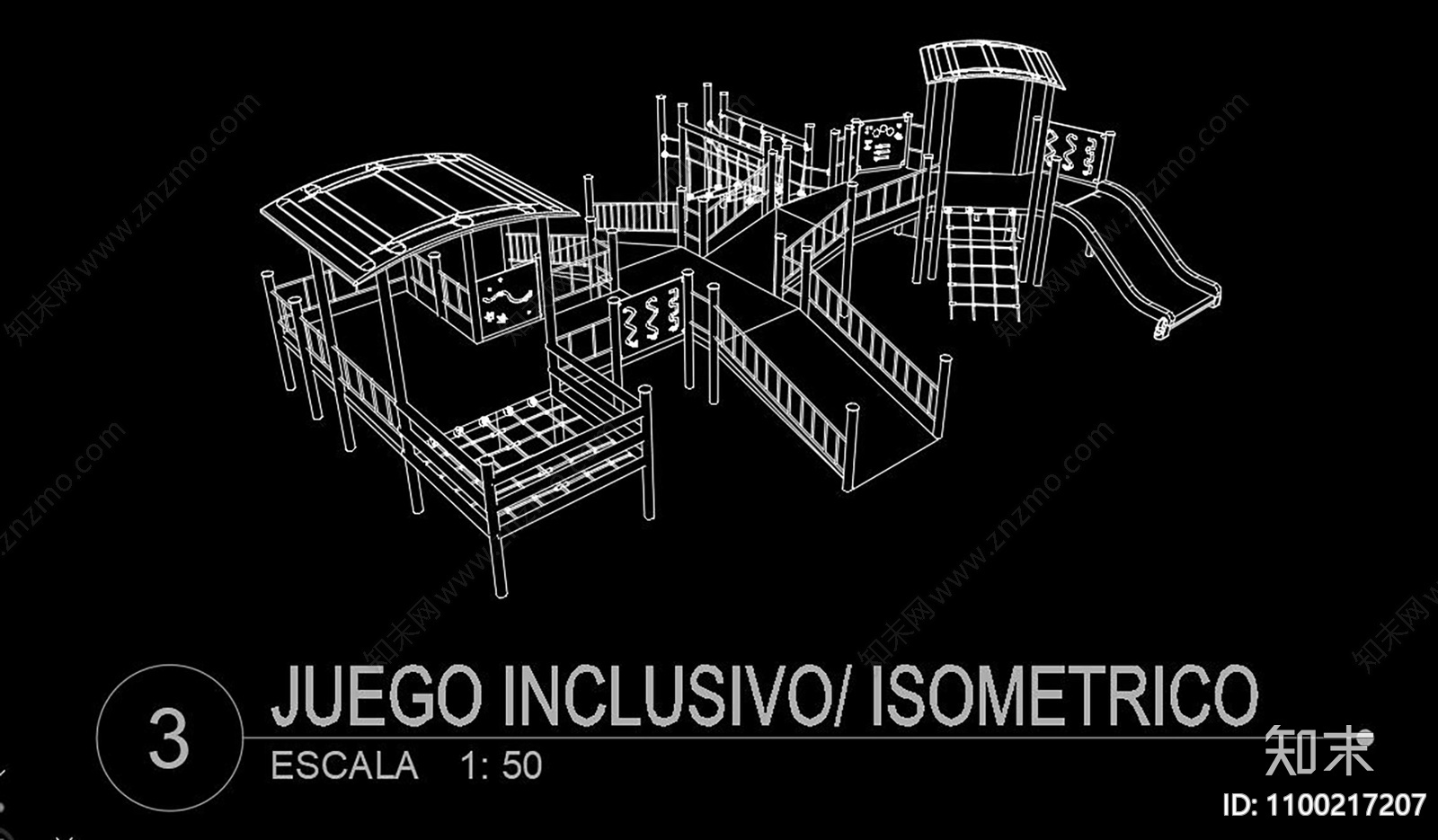 滑梯施工图下载【ID:1100217207】