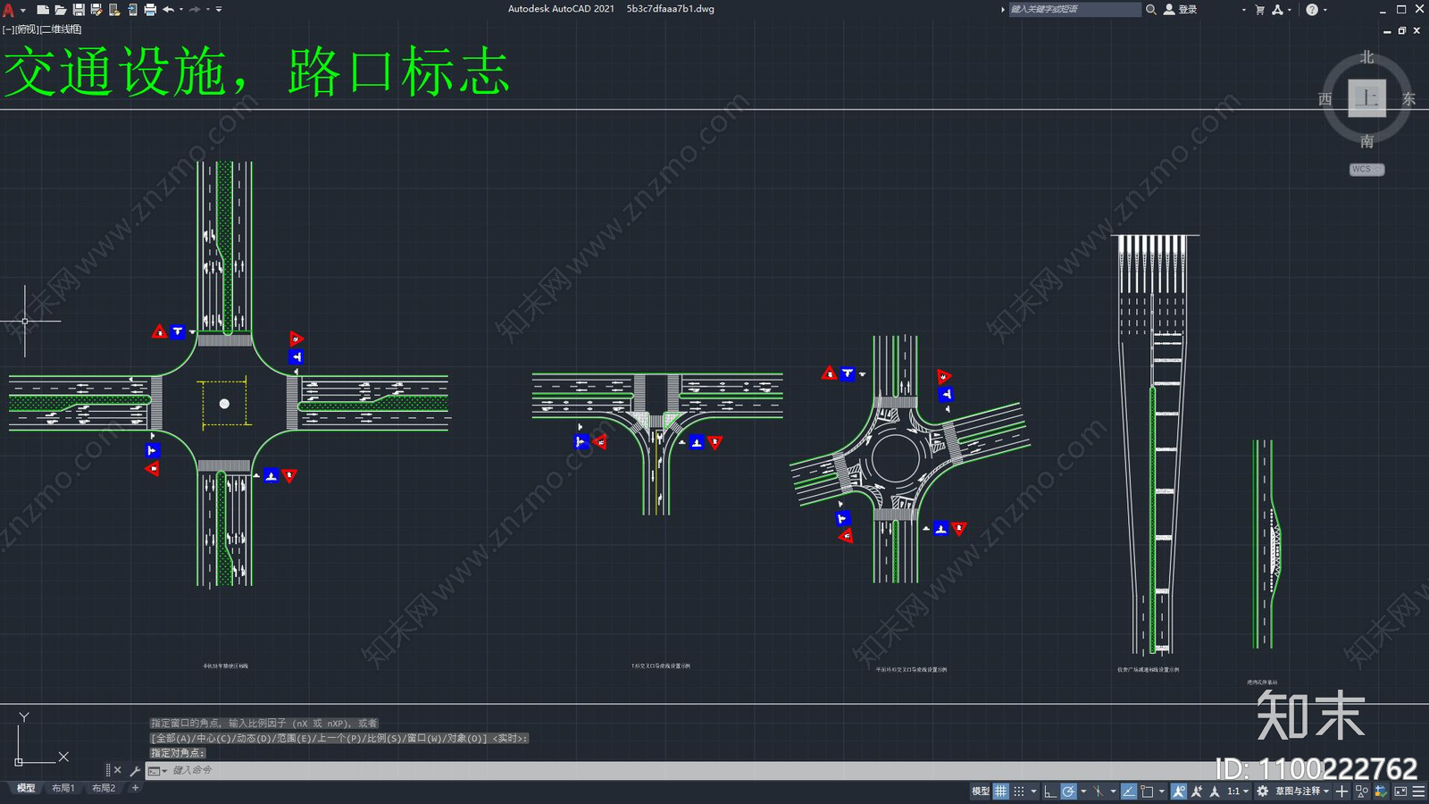 交通设施cad施工图下载【ID:1100222762】