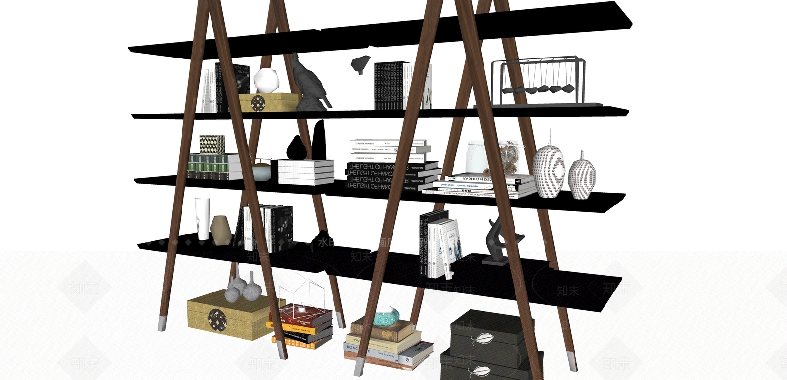 现代展示架SU模型下载【ID:1100225962】