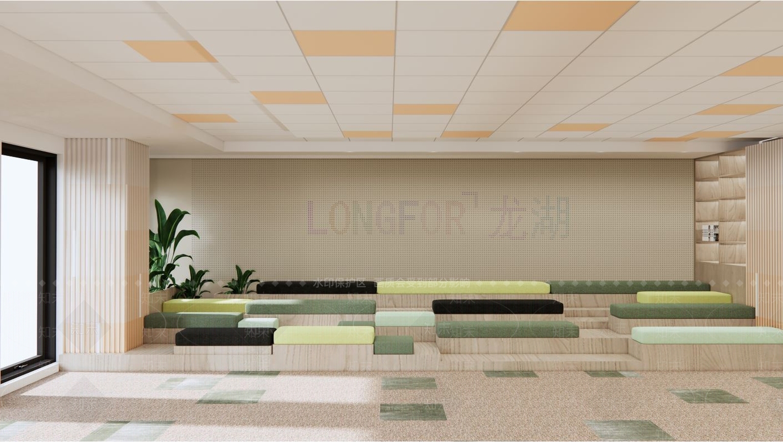 现代咖啡厅SU模型下载【ID:1222129766】