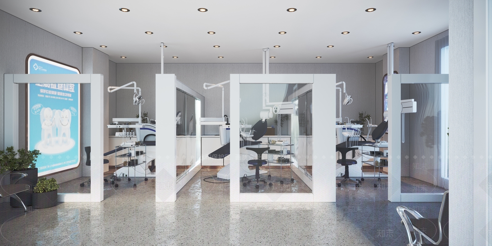 现代牙科诊所3D模型下载【ID:1100325866】