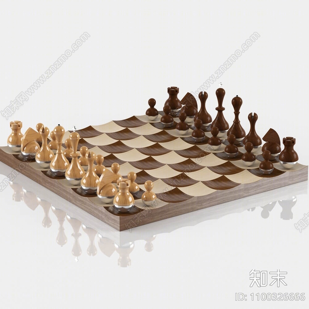 现代象棋3D模型下载【ID:1100326666】