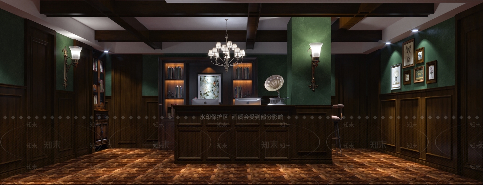现代其他娱乐空间3D模型下载【ID:1100350169】