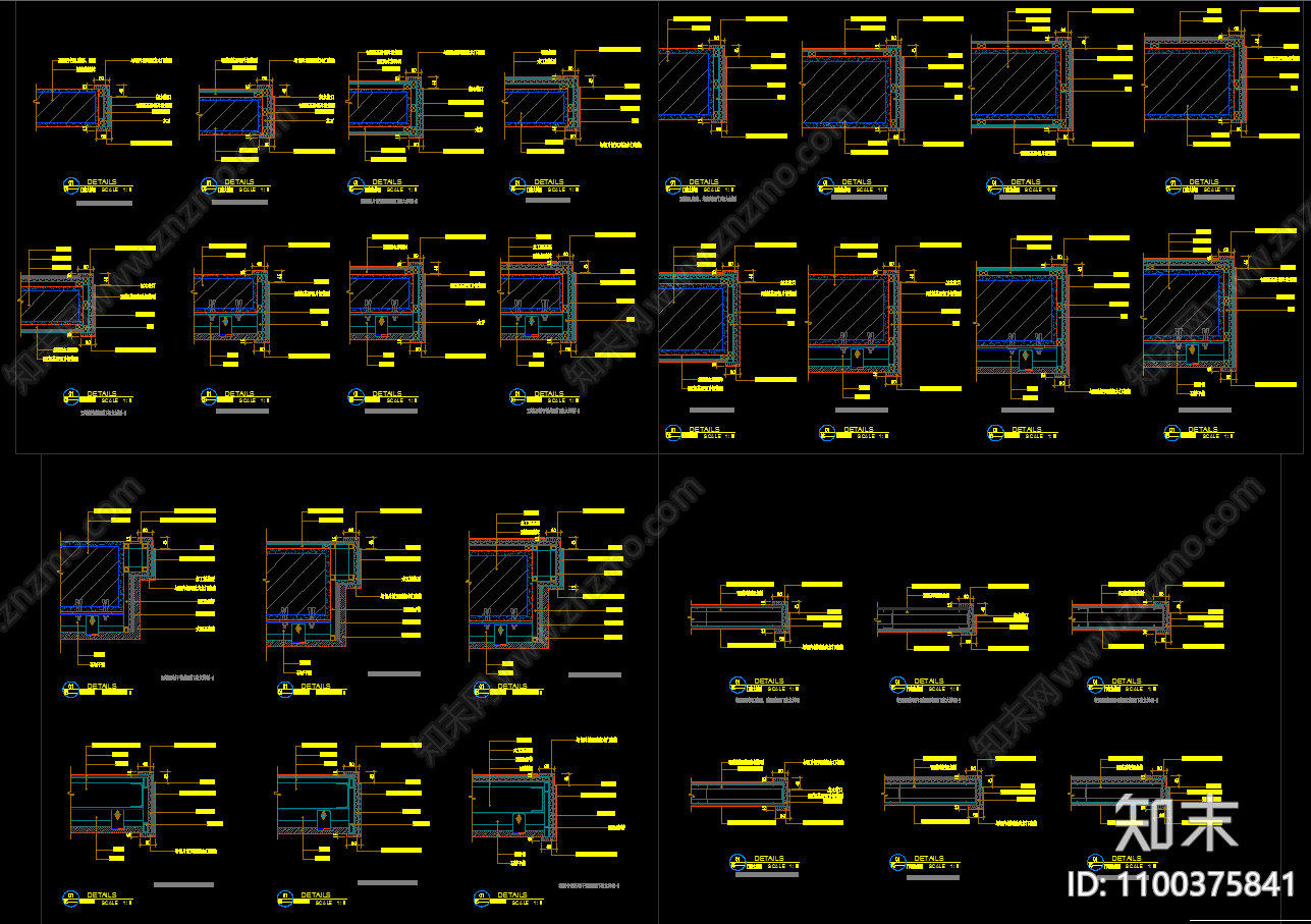 墙身节点施工图下载【ID:1100375841】