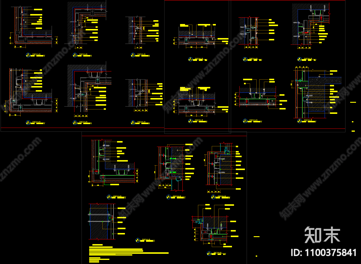 墙身节点施工图下载【ID:1100375841】
