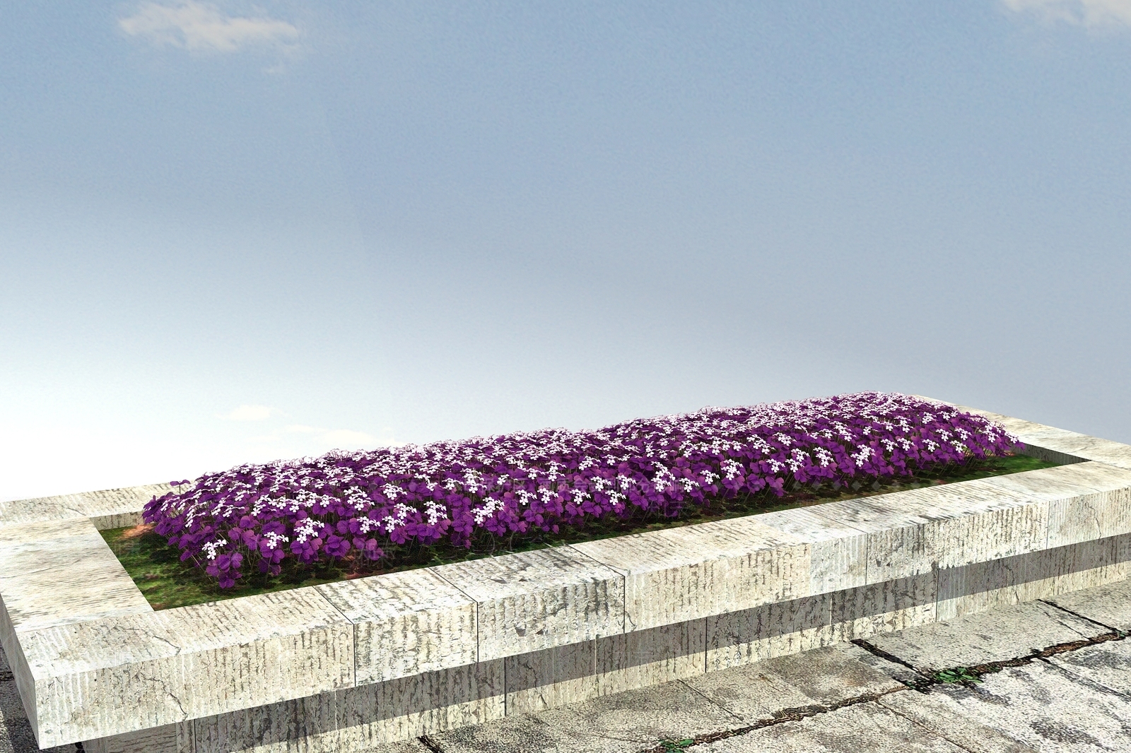 现代花坛花钵3D模型下载【ID:1100379566】