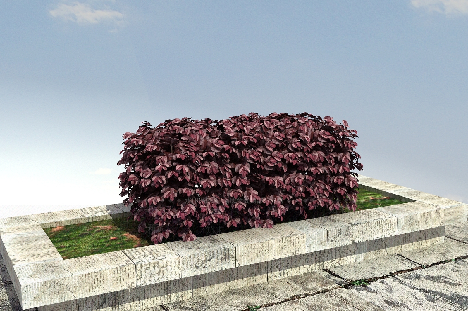 现代花坛3D模型下载【ID:1100379884】