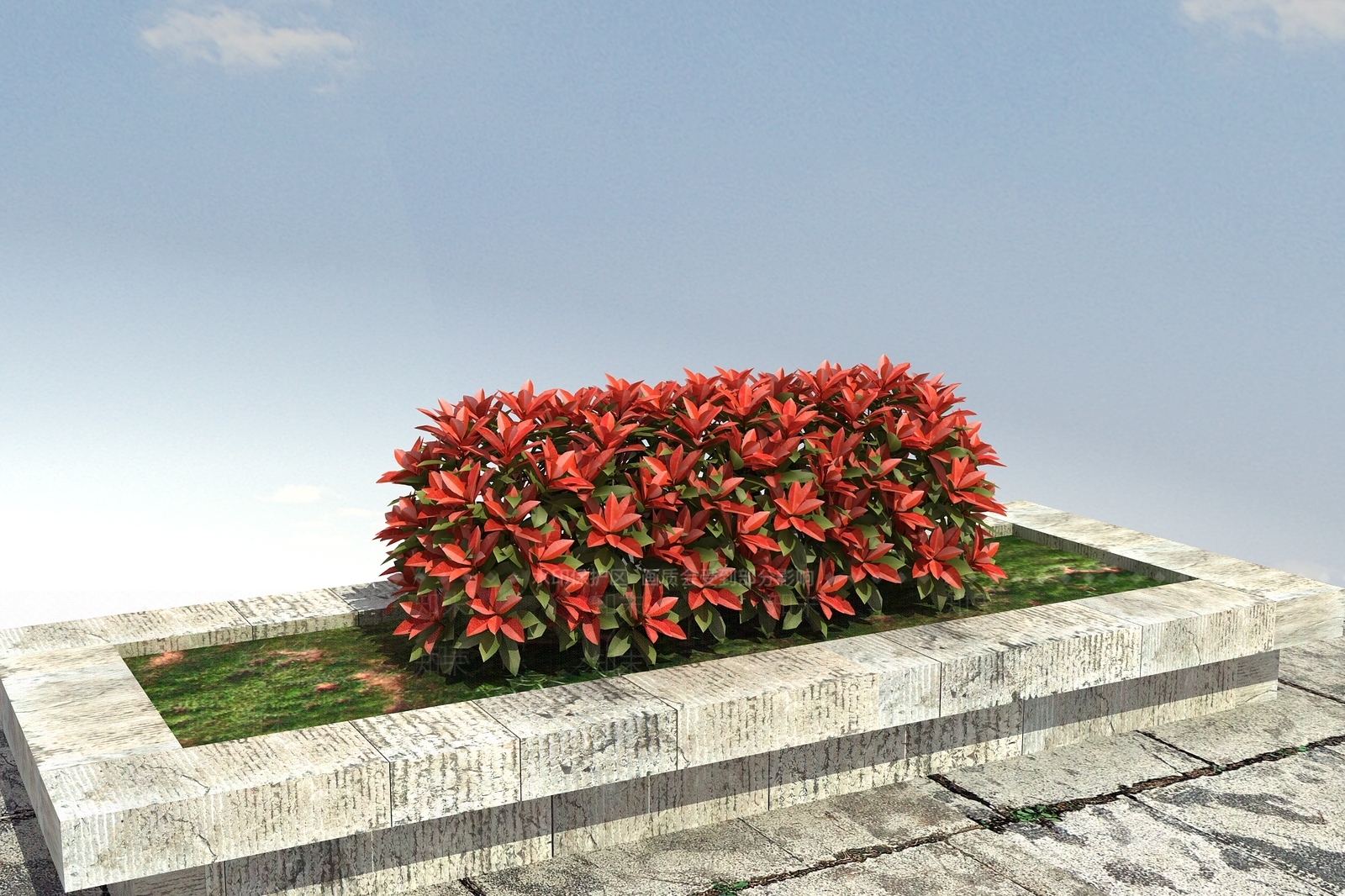 现代花坛3D模型下载【ID:1100379929】