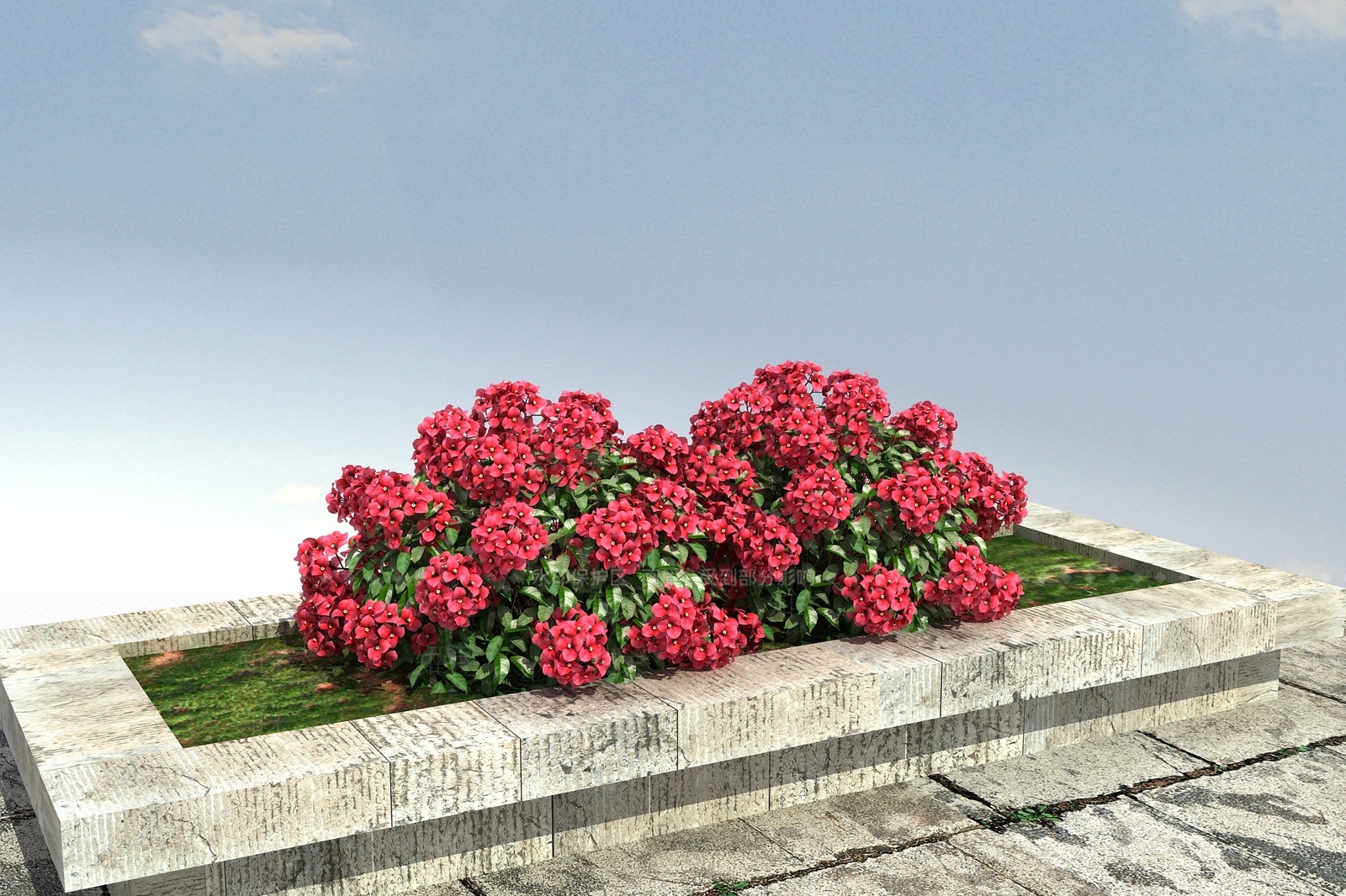 现代花坛3D模型下载【ID:1100380674】