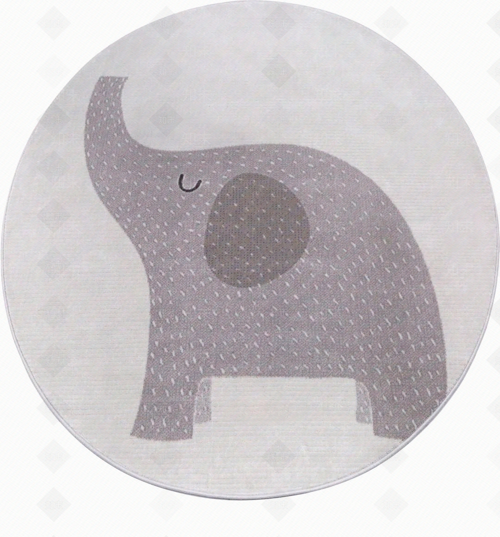 儿童卡通圆形地毯贴图下载【ID:1100394368】