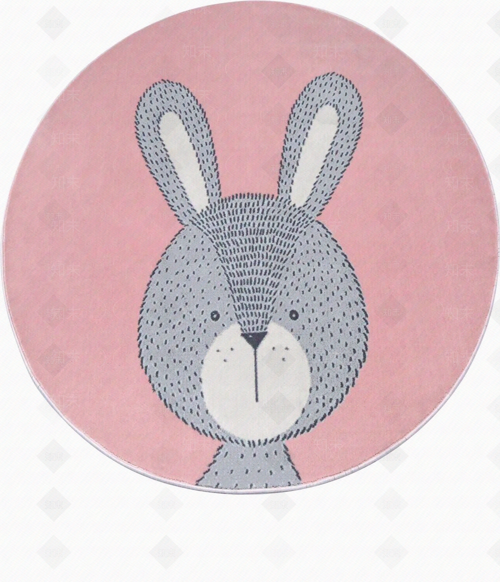 儿童卡通圆形地毯贴图下载【ID:1100394453】