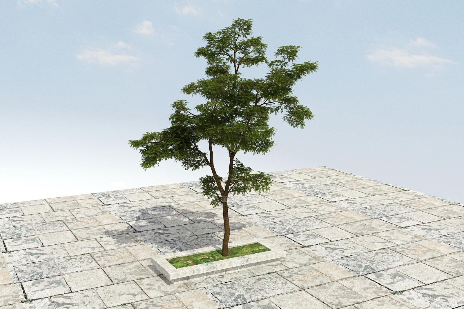 现代大树3D模型下载【ID:1100402498】