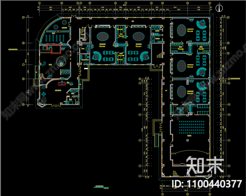 幼儿园室内施工图下载【ID:1100440377】