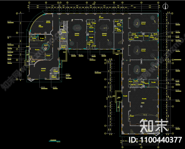 幼儿园室内施工图下载【ID:1100440377】