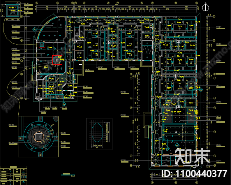 幼儿园室内施工图下载【ID:1100440377】