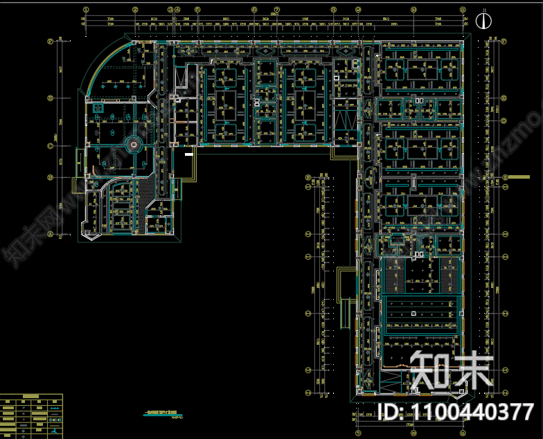 幼儿园室内施工图下载【ID:1100440377】