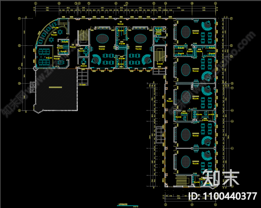 幼儿园室内施工图下载【ID:1100440377】