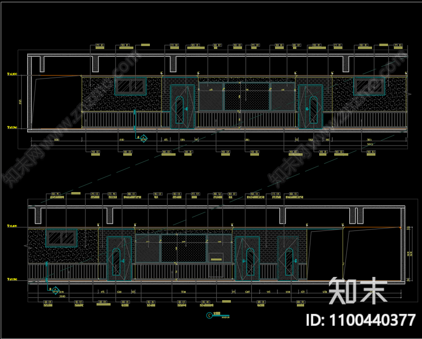 幼儿园室内施工图下载【ID:1100440377】