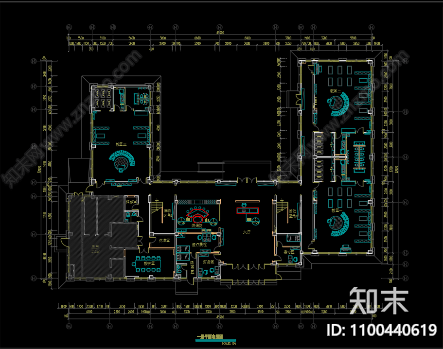 庆阳星星幼儿园室内施工图下载【ID:1100440619】