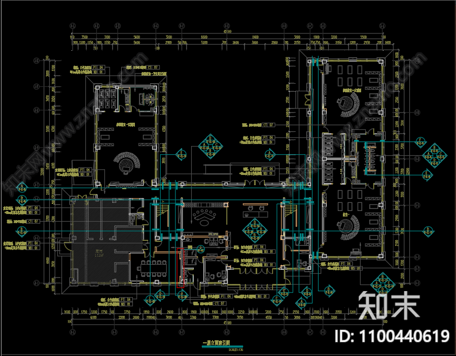 庆阳星星幼儿园室内施工图下载【ID:1100440619】