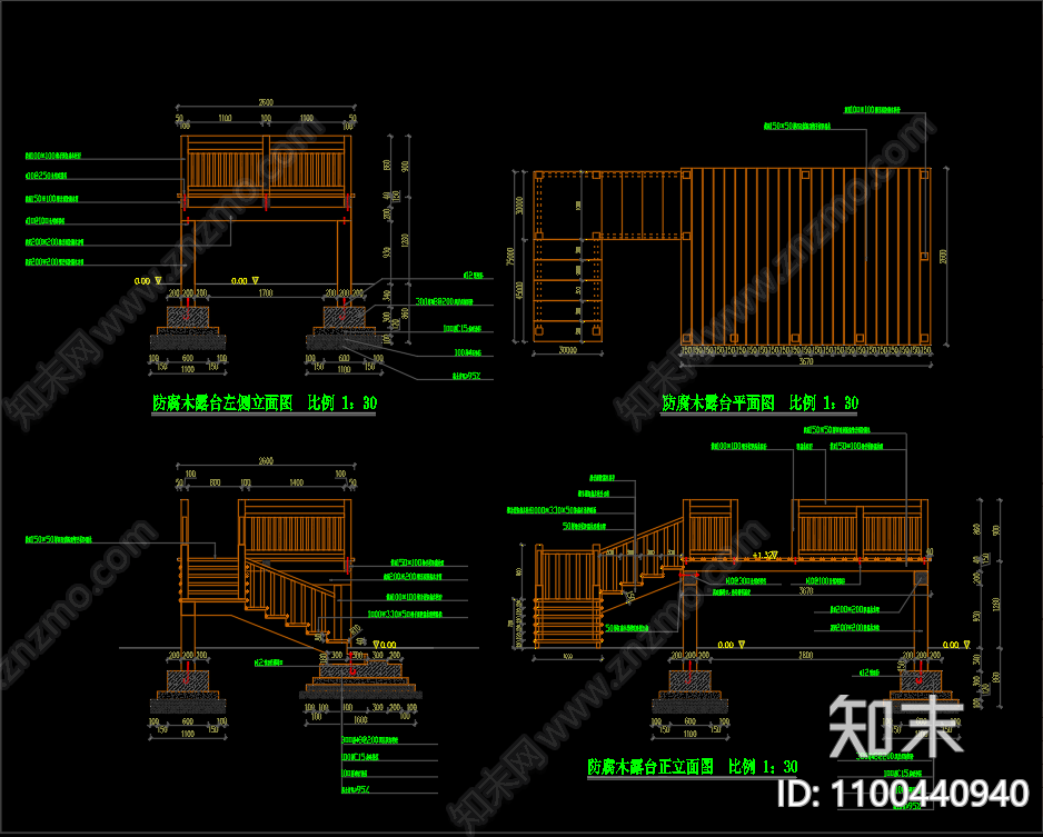 幼儿园绿化cad施工图下载【ID:1100440940】