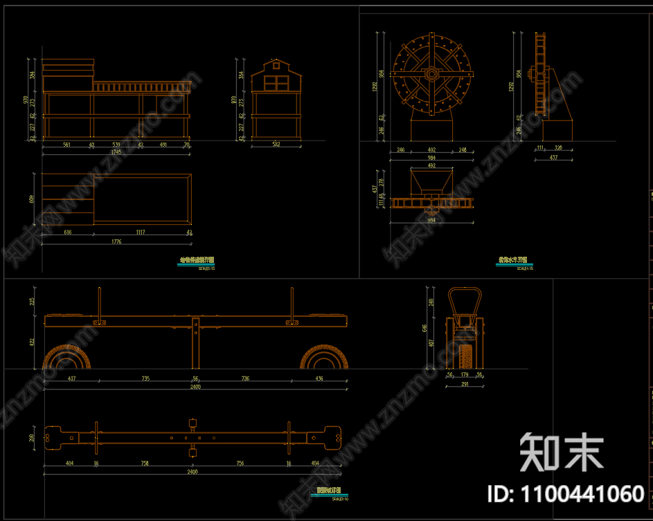 来凤县民族幼儿园室外cad施工图下载【ID:1100441060】