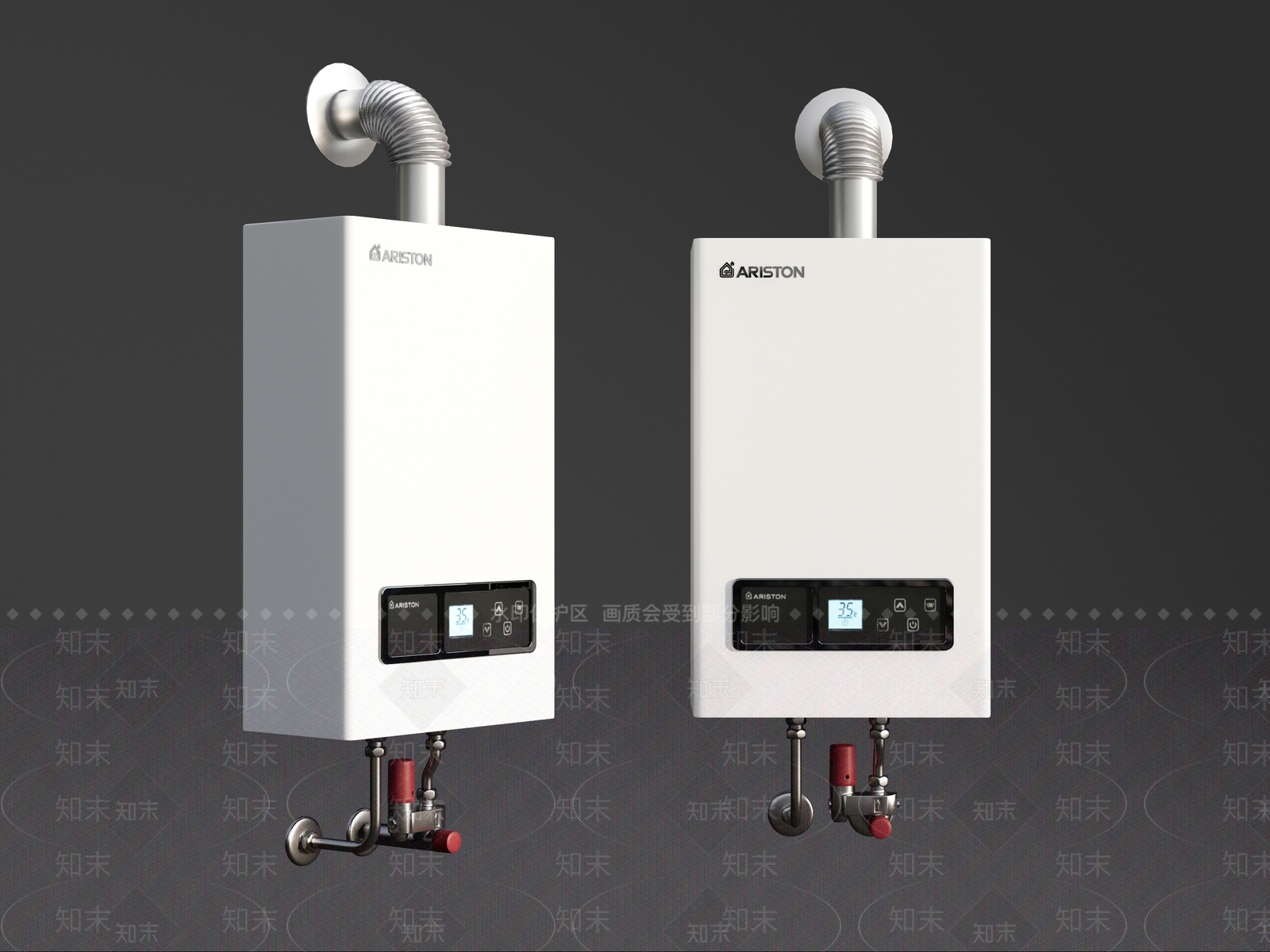 现代燃气热水器SU模型下载【ID:1100485810】