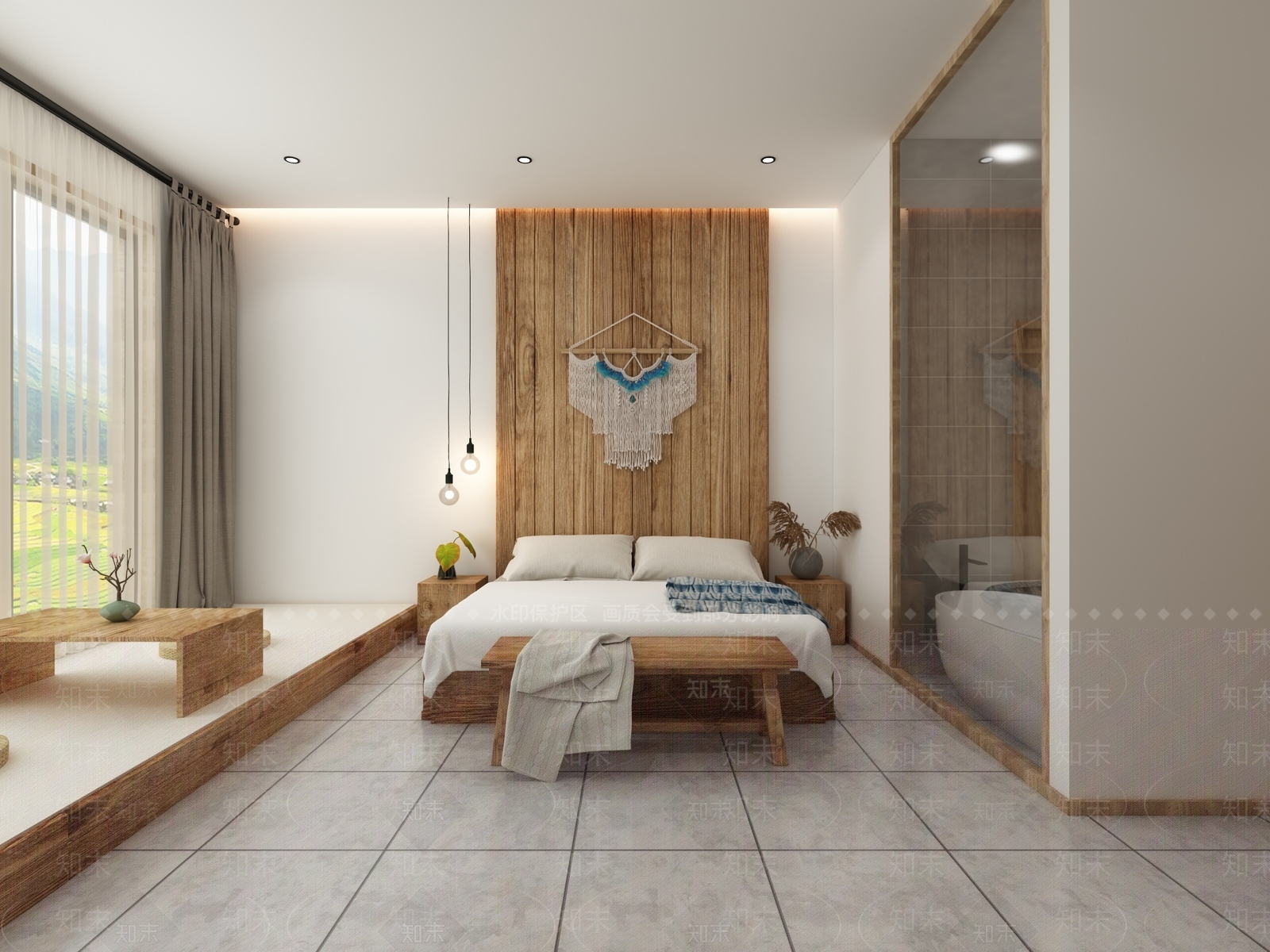侘寂民宿3D模型下载【ID:1100488814】
